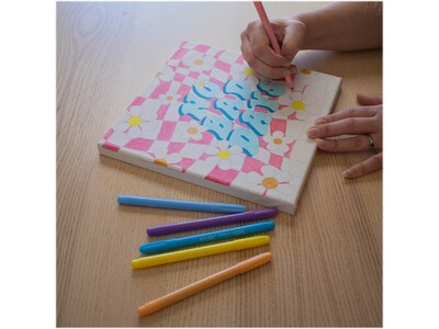 Art 101 Gallery Colorable Canvas Wall Art Sets with Perma Markers, 2/Pack (23060MB)