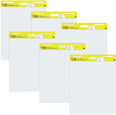 Post-it Super Sticky Easel Pad, 25 x 30, Lined, 30 Sheets/Pad, 2  Pads/Carton (561)