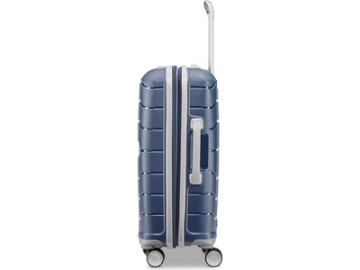 Samsonite Freeform 21.25" Hardside Carry-On Suitcase, 4-Wheeled Spinner, TSA Checkpoint Friendly, Navy (78255-1596)