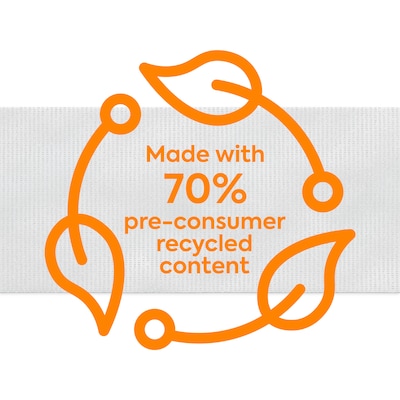 Coastwide Professional Microfiber Wet Mop Pad, 4.5" x 19", White, 500/Carton (CW63404CT)