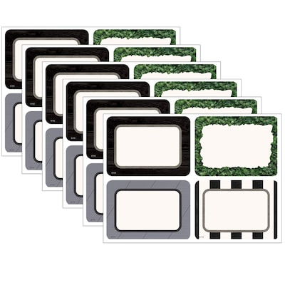 Teacher Created Resources® Modern Farmhouse Name Tags, 4 Designs, 3.5 x 2.5, 36 Per Pack, 6 Packs (TCR8527-6)