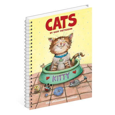 2027 Willow Creek Cats by Gary Patterson 6.5" x 8.5" Weekly & Monthly Desk Calendar (64368)