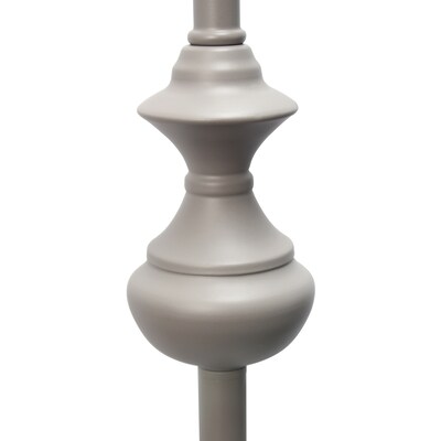 Lalia Home Perennial 60"/26" Gray Three-Piece Floor/Table Lamp Set with Bell Shades (LHS-1007-GY)