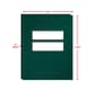 ComplyRight Double-Window Tax Presentation Folder, Emerald Green, 50/Pack (FG04)
