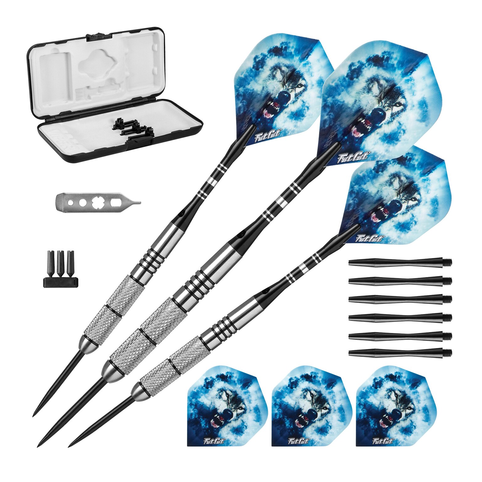 Fat Cat Predator 80% Tungsten Steel Tip Darts, 23 Grams (26-4413)