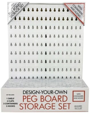 Design Your Own Peg Board Storage Set