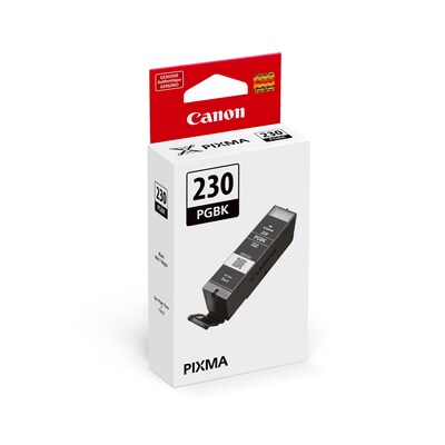 Canon Genuine CLI-230PGBK Black Black Standard Yield Ink Cartridge (6674C001)