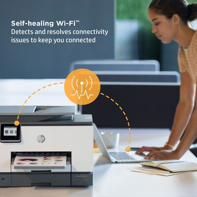 HP OfficeJet Pro 9025e Wireless Color All-in-One Printer Includes 6 months of FREE Ink with HP+ (1G5M0A)