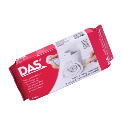 DAS Modeling Clay Air Hardening, White, 1.1lb, 3/Bundle (DASF387000-3)