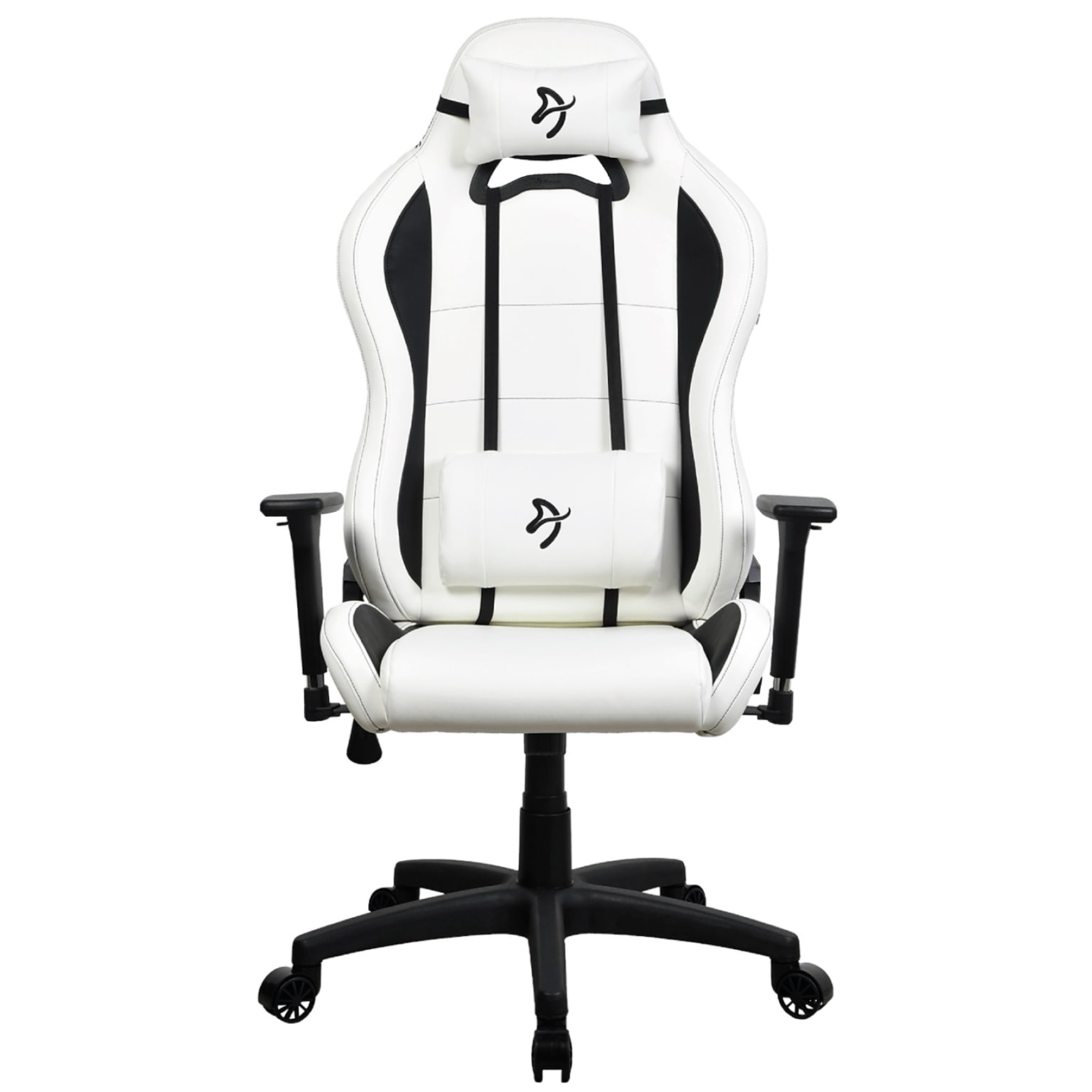 Arozzi Torretta SoftPU Faux Leather Ergonomic Racing Gaming Chair, White (TORRETTA-SPU-WT)