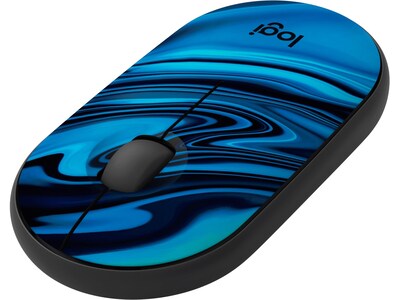 Logitech M340 Wireless Ambidextrous Optical USB Mouse, Blue Galaxy (910-007282)