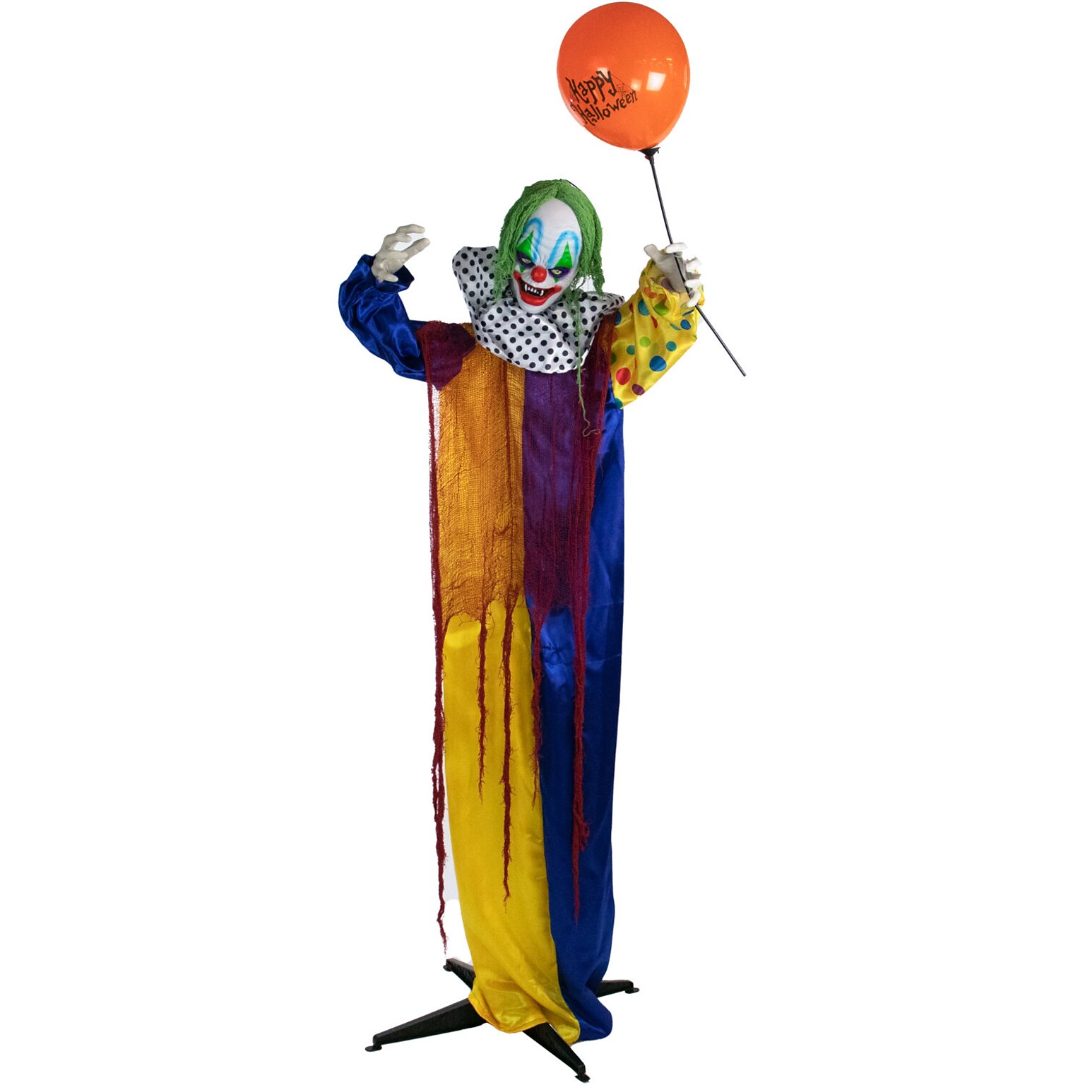 Haunted Hill Farm Life-Size Animatronic Clown (HHCLOWN-8FLSA)