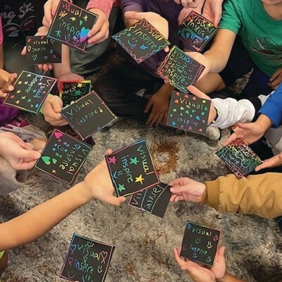 S&S Worldwide Scratch Artist® Mini Sheets (Pack of 100)