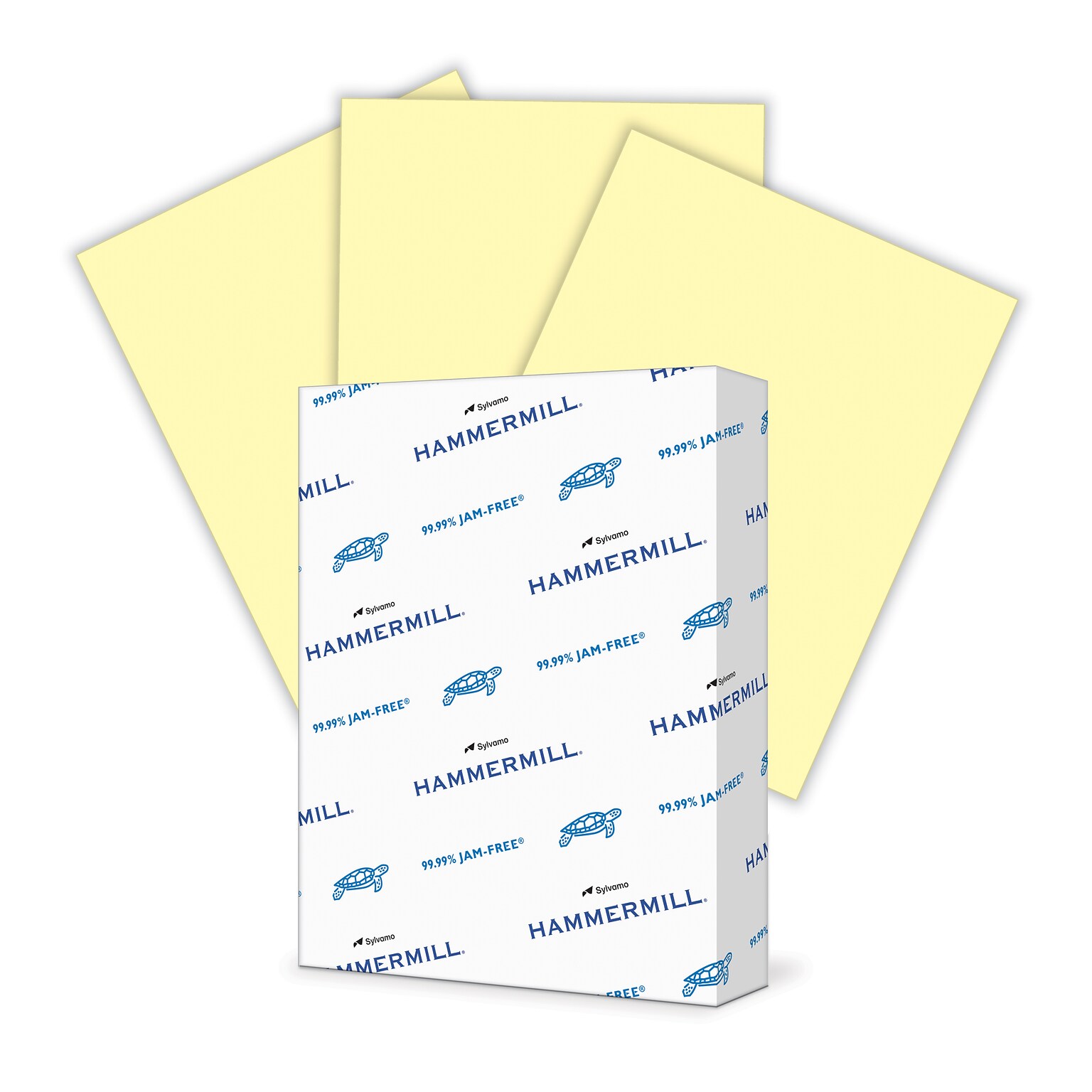 Hammermill Colors Multipurpose Paper, 24 lbs., 8.5 x 11, Canary, 500 Sheets/Ream (104307)