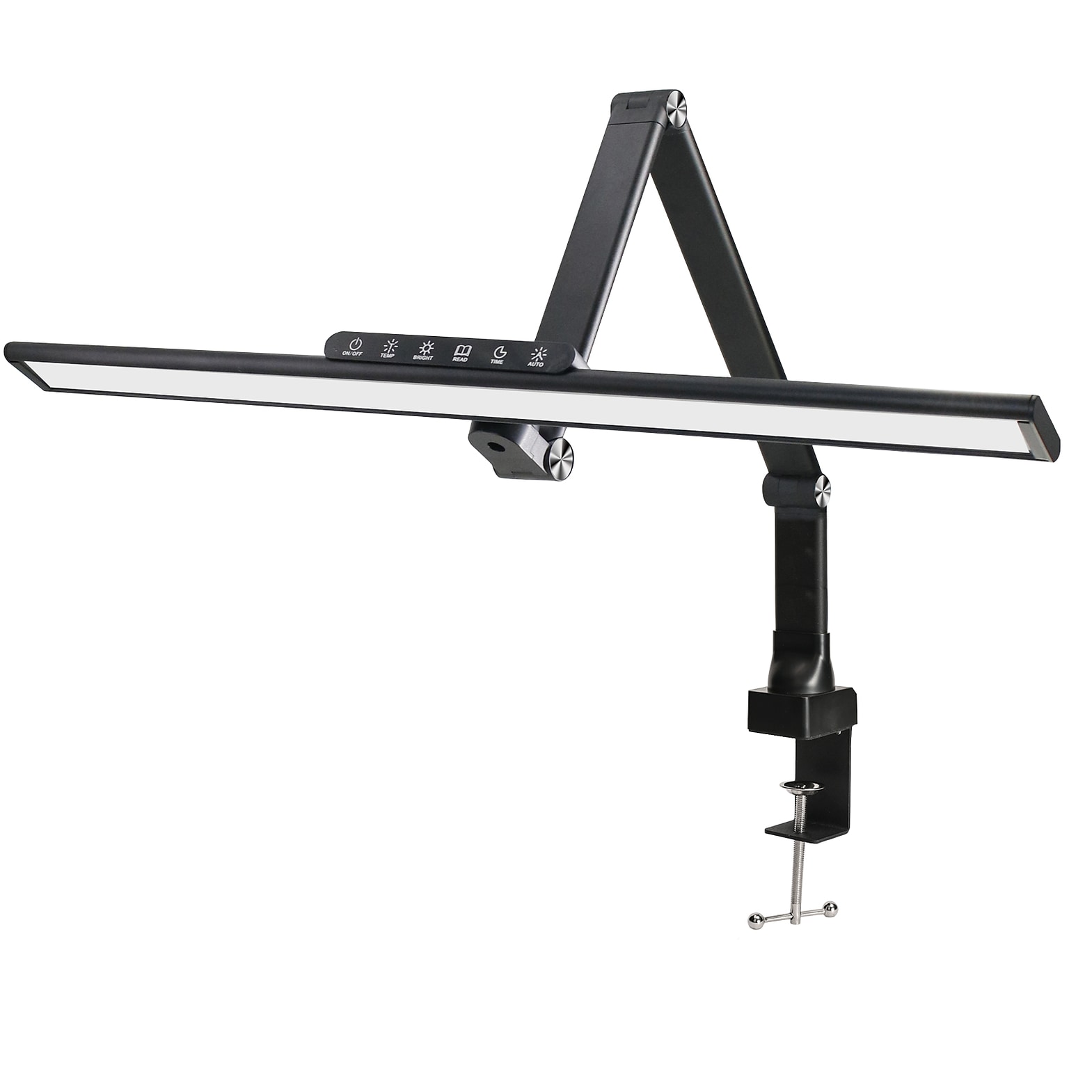 Excello Global Products Wellness Series LED Desk Lamp, 17.5, Black (EGP-DL-18-BLK)