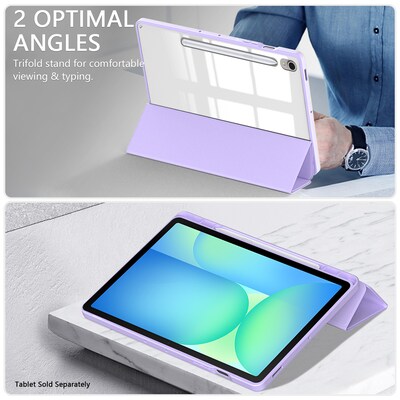SaharaCase Venture Series Folio Case for Galaxy Tab S10 Lite (2025) and Galaxy Tab S10 FEE, Purple Orchid (TB00463)