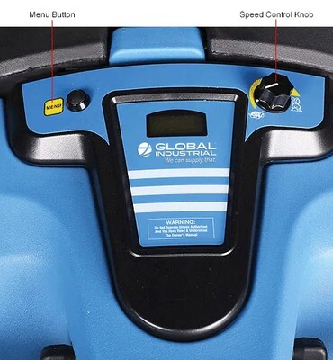 Global Industrial Auto Floor Scrubber w/ Traction Drive, 26" Cleaning Path (641265)