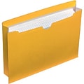 Quill Brand® Reinforced File Jacket, 2 Expansion, Legal Size, Yellow, 50/Box (74950YW)