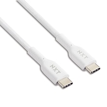NXT Technologies™ 6 Ft. Braided USB-C Cable, White (NX60470)