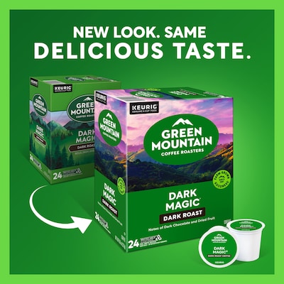 Green Mountain Dark Magic Coffee Keurig® K-Cup® Pods, Dark Roast, 96/Carton (4061)