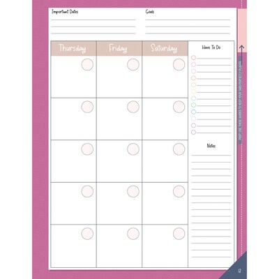 Carson Dellosa Education Crafty and Cool Undated Lesson Planner, 8" x 11", 128 Pages (CD-105056)