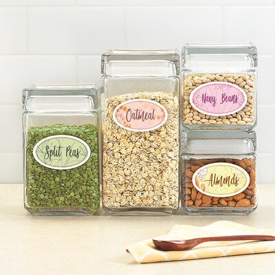 Avery Laser/Inkjet Oval  Multipurpose Labels, 2.5"  Dia, Matte White, 1500/Box (94058)