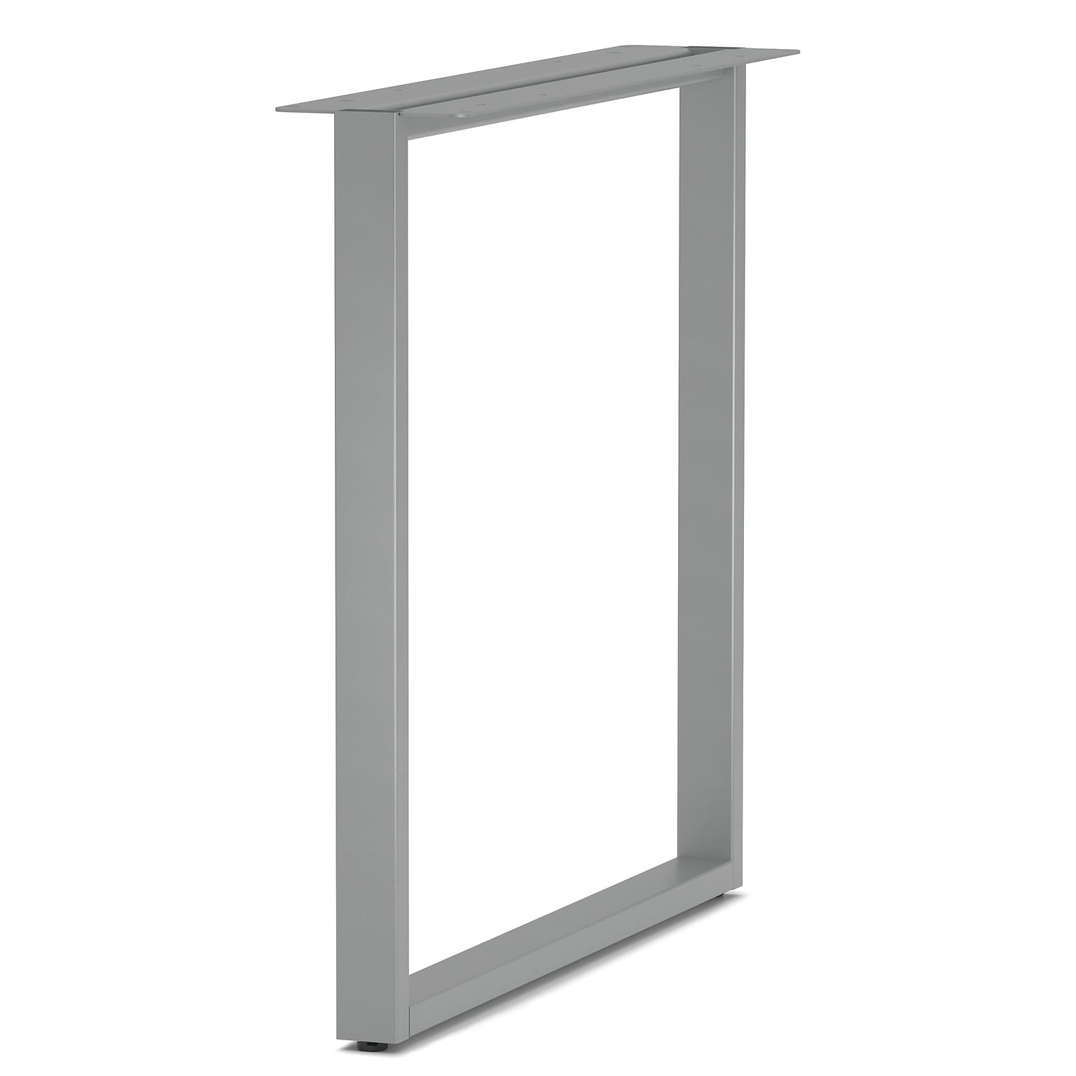 HON Voi 28H x 30D Steel O-Leg Support for Worksurface, Silver (HLSL3028O.PR6)