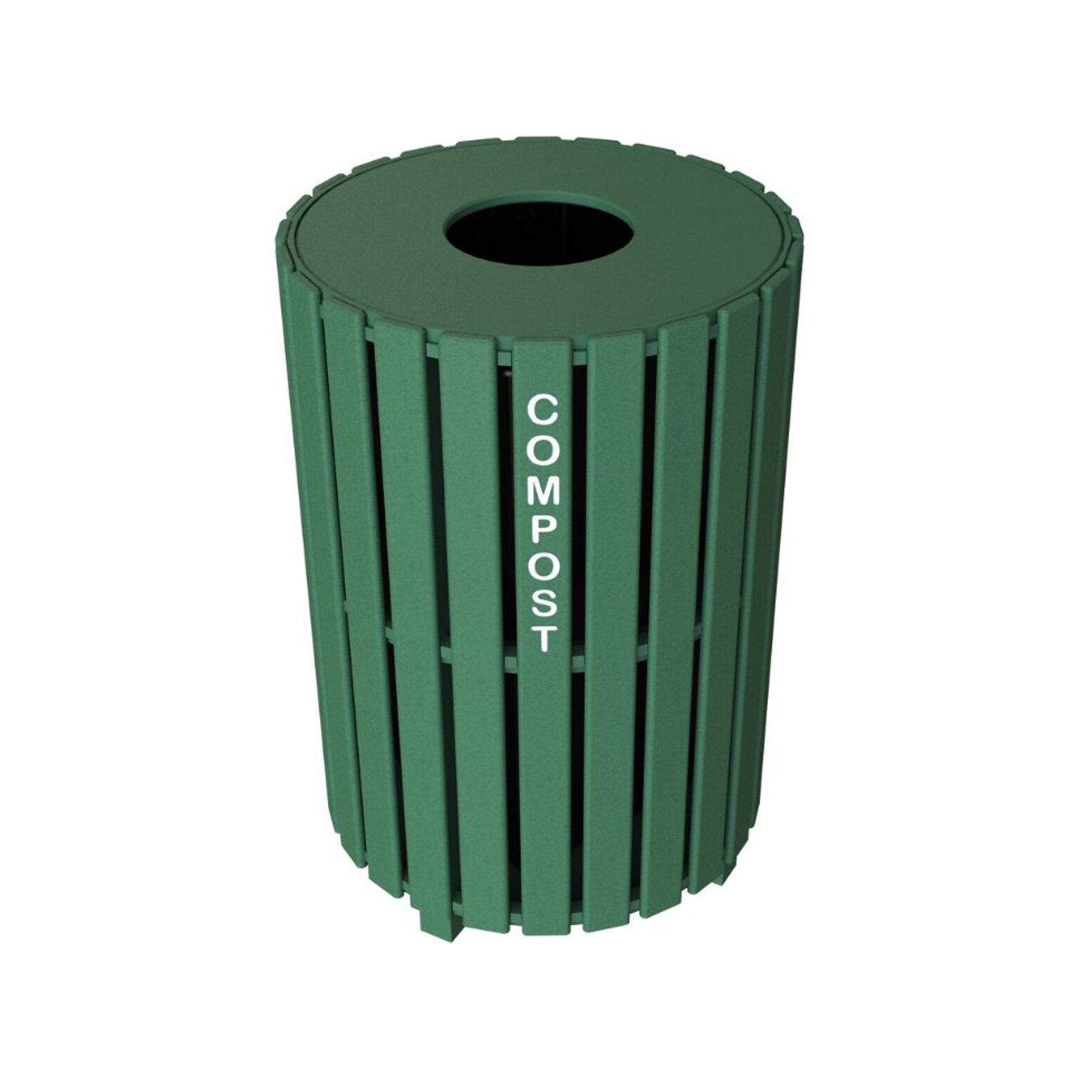 CleanRiver Carousel 35 Gallon Outdoor Compost Bin, Green (RS35-GN-C)