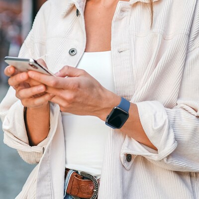 LAX Silicone Band for Apple Watch, Abyss Blue