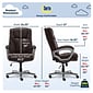 Serta Executive Ergonomic Faux Leather Executive Big & Tall Chair, 350 lb. Capacity, Roasted Chestnut (43502OSS)