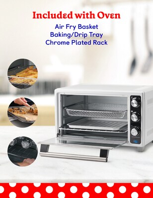 Betty Crocker 6-Slice Toaster Oven, White (BC-4637W)