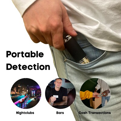 Dri Mark UV Pro Counterfeit Detection Flashlight (UVPROPLUS-B)