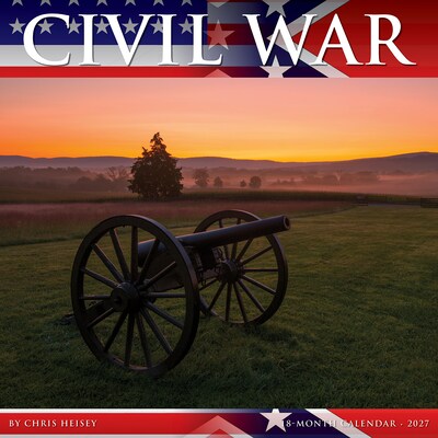 2027 Willow Creek Civil War 12 x 12 Monthly Wall Calendar, Assorted Colors (65136)