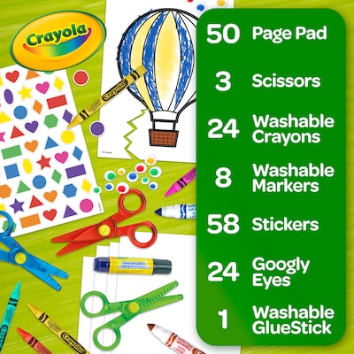 Crayola Scissor Skills Activity Kit, 168/Set (BIN811519)