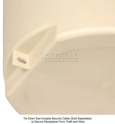 Global Industrial Outdoor Ashtray, 5 Gallon, Beige (245133BG)