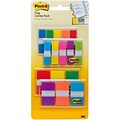 Post-it® Flags Combo Pack, .47 Wide and .94 Wide, Assorted Colors, 320 Flags/Pack (683-XL1)