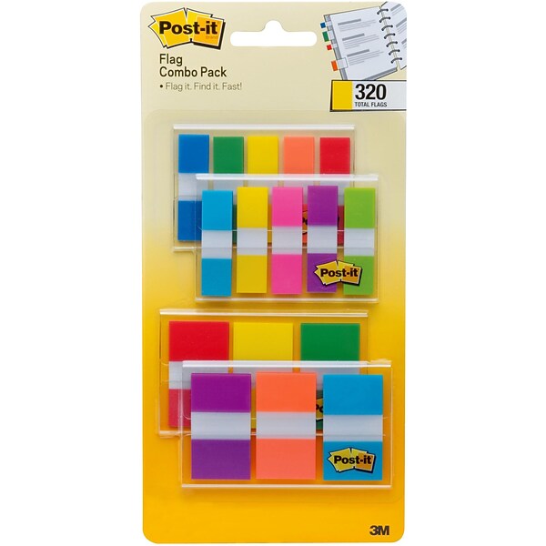 Post-it® Flags Combo Pack, .47