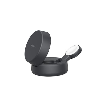 Belkin UltraCharge Pro MagSafe Wireless Charging Station, 25W, 5 ft., Charcoal (WIZ043TTCH)