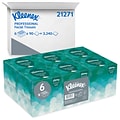 Kleenex Boutique Standard Facial Tissues, 2-Ply, 90 Sheets/Box, 6/Pack (21271)