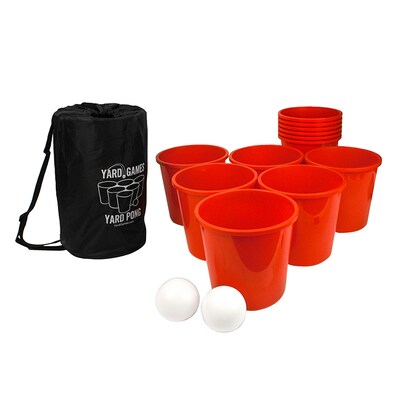 YardGames Outdoor Giant Yard Pong Game, Multicolored (PONG-001)