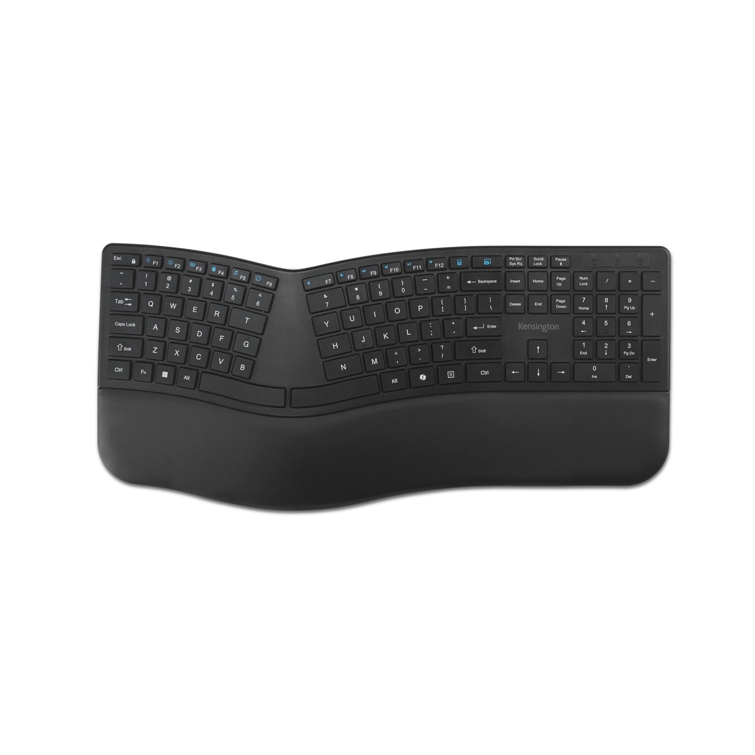 Kensington Pro Fit Ergo KB680 Wireless Ergonomic Keyboard, Black (K72485NA)