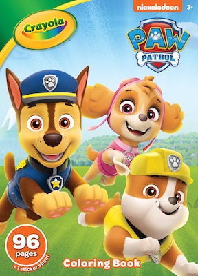 Crayola Paw Patrol Characters Coloring Book, 96 Pages (42725)