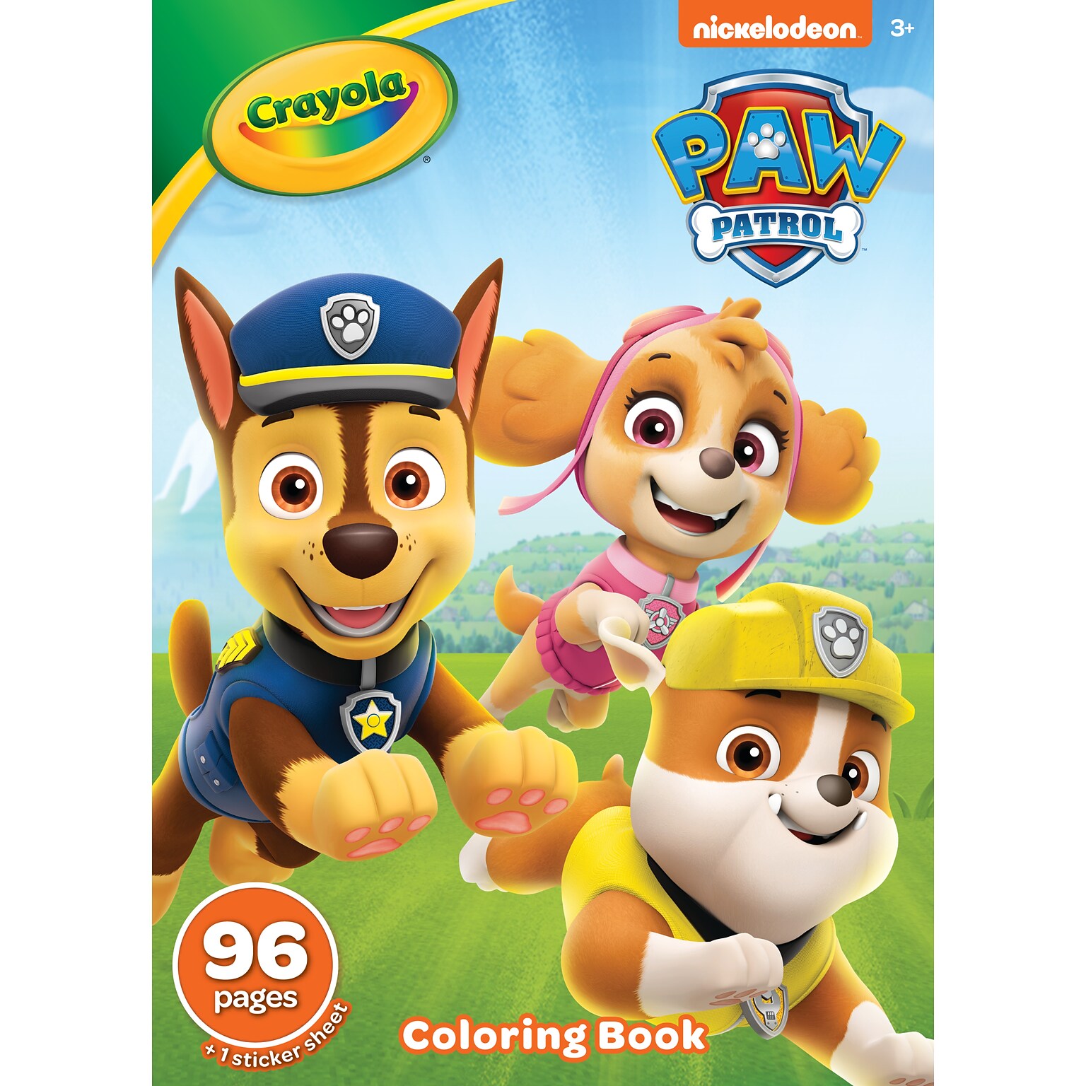 Crayola Paw Patrol Characters Coloring Book, 96 Pages (42725)