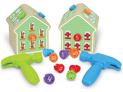 Learning Resources Number Nails Fine Motor Activity Set (LER3063)