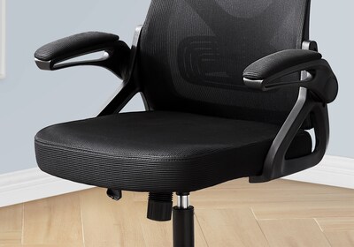 Monarch Specialties Inc. Mesh Swivel Computer and Desk Chair, Black (I 7334)