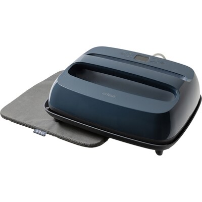 Cricut Die Cutting Handheld Heat Press with EasyPress Mat Bundle, Blue (2012592)
