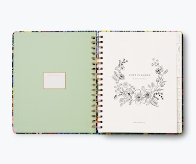 2023 Rifle Paper Co. Lea 8.25 x 10 Weekly & Monthly Planner, Multicolor (PLS014)