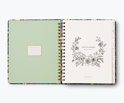 2023 Rifle Paper Co. Lea 8.25 x 10 Weekly & Monthly Planner, Multicolor (PLS014)