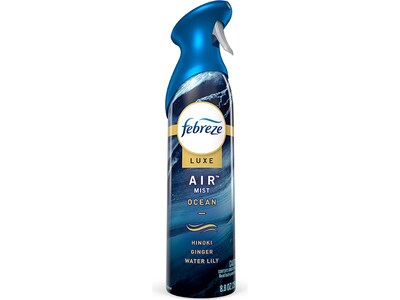 Febreze Air Freshener Spray, Ocean Scent, 8.8 oz., 3/Pack (43888)