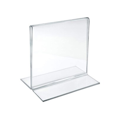 Azar Document Holder, Desktop/Countertop, Vertical/Horizontal, Bottom Loading, Clear Acrylic, 10/Pack (152759-10PK)